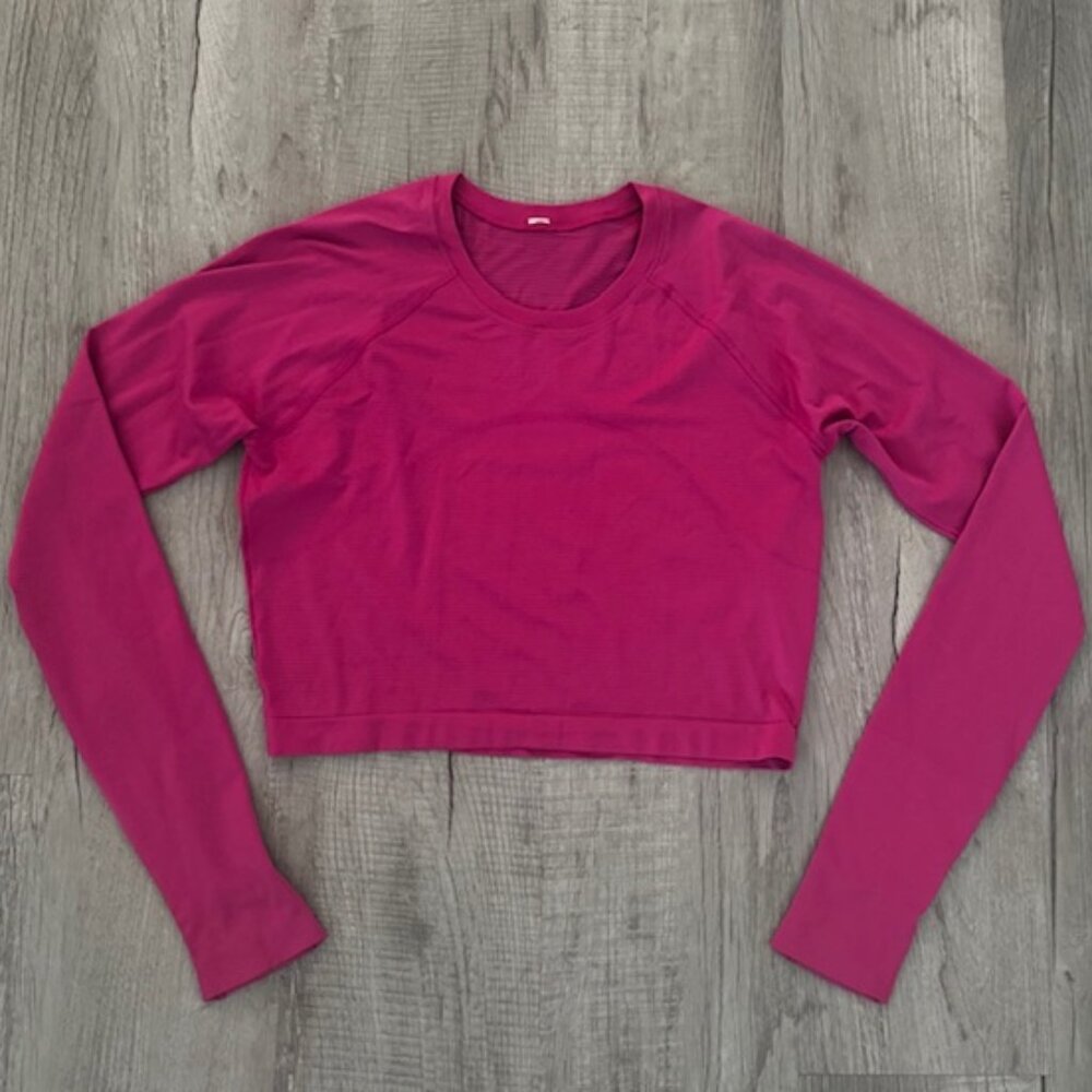 Lululemon Swiftly Tech Crop Top - Size 10